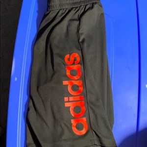 Black and Red Adidas Basketball Shorts